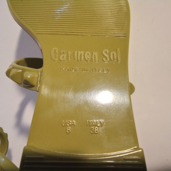 Olive Green Women's Sandals - Picture 7 of 7